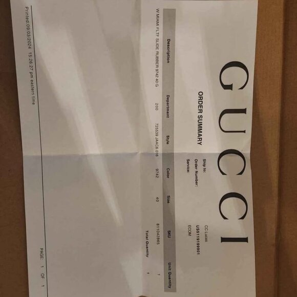 Gucci Slides - Picture 7 of 7